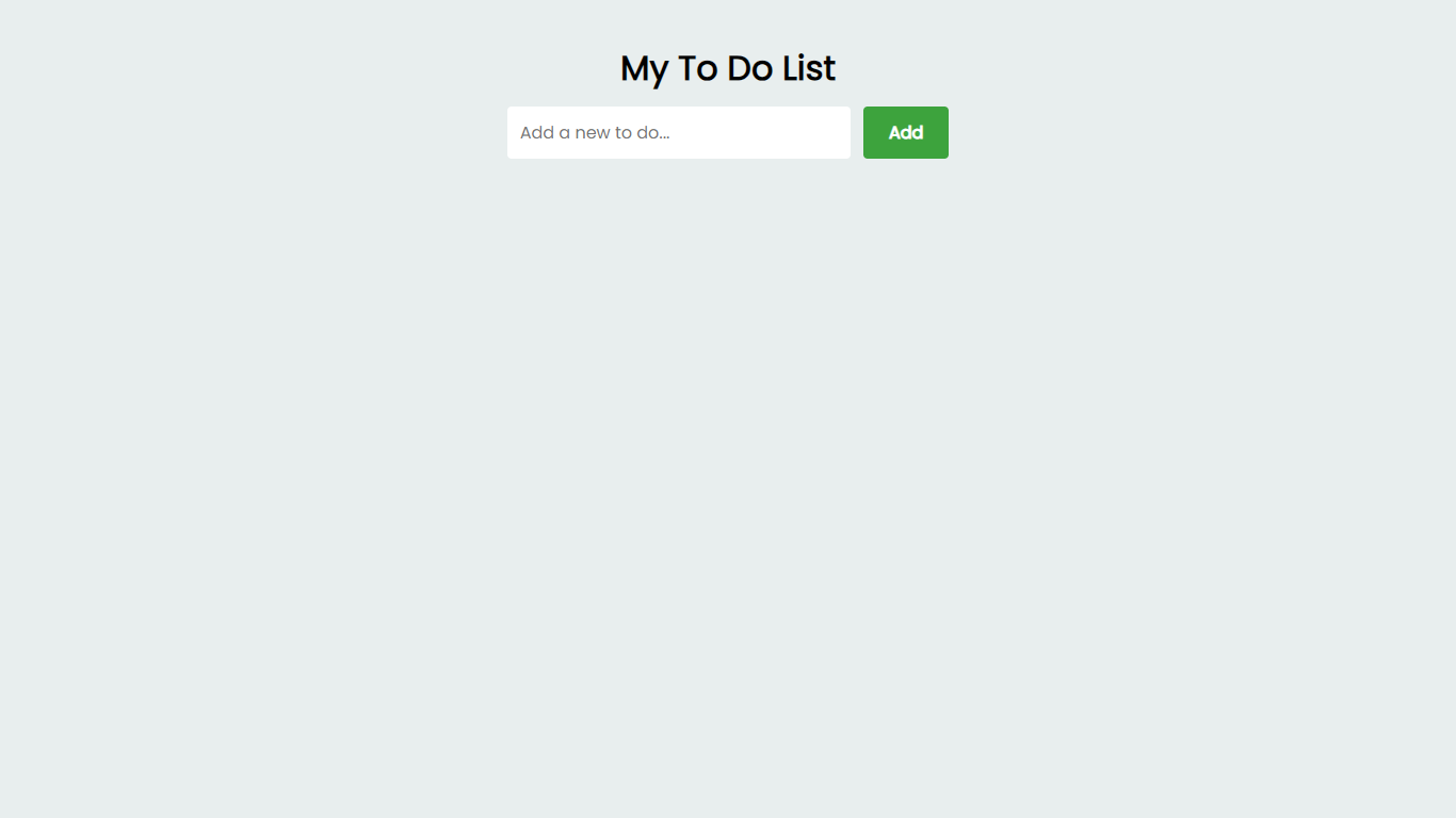 To Do List